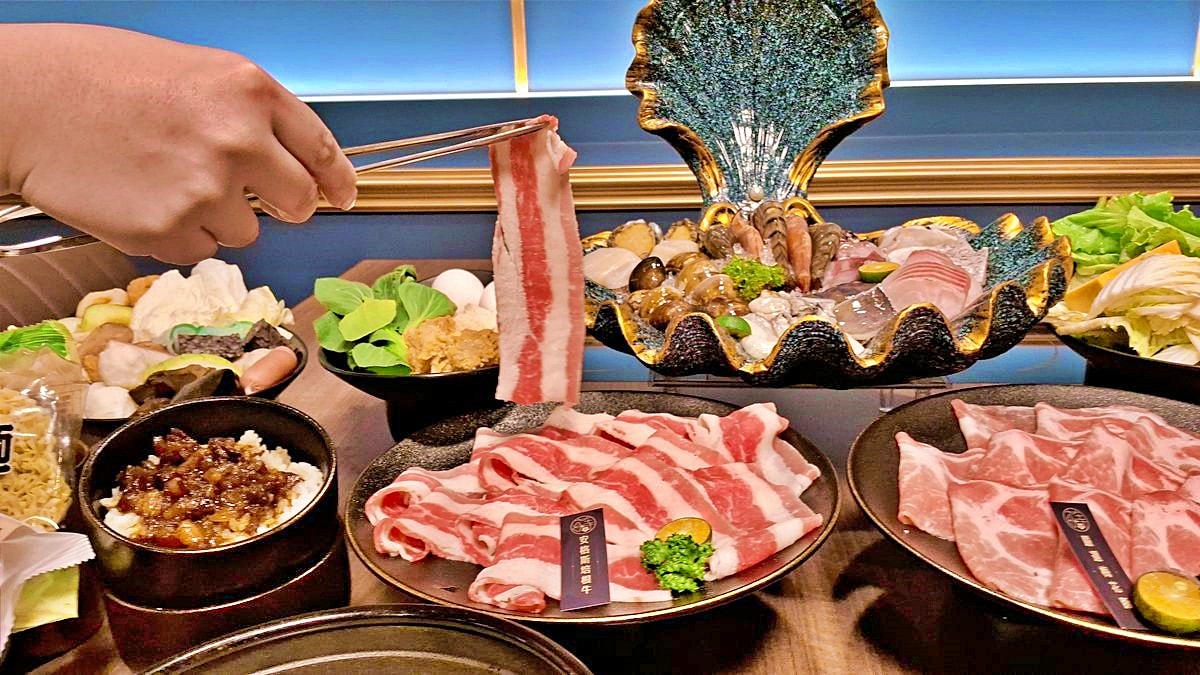 桃園區。金蒔鍋物 || 享受極致海陸盛宴,尚青海鮮肉類一盤大滿足,蔬食自助吧品項多樣歡樂吃。來金蒔,度過美好金時 - 第11張圖