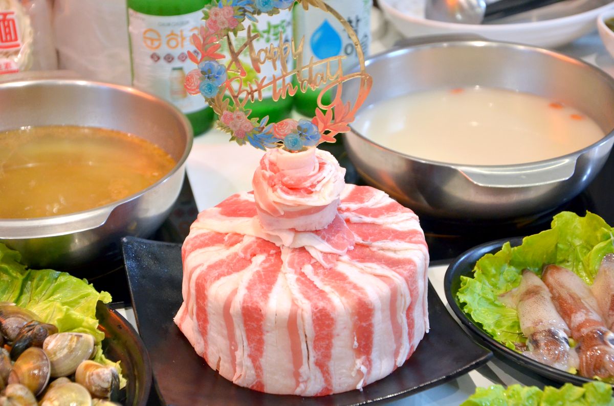 新莊平價火鍋推薦|韓哥哥石頭火鍋,平日午餐9起,超過50種食材吃到飽。新北石頭火鍋推薦 - 第23張圖