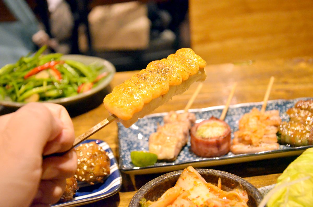 市府站串燒居酒屋。激安の食事酒場,多款串燒口感豐富不膩口,598元啤酒清酒喝到飽超划算,下班聚餐好選擇 - 第20張圖