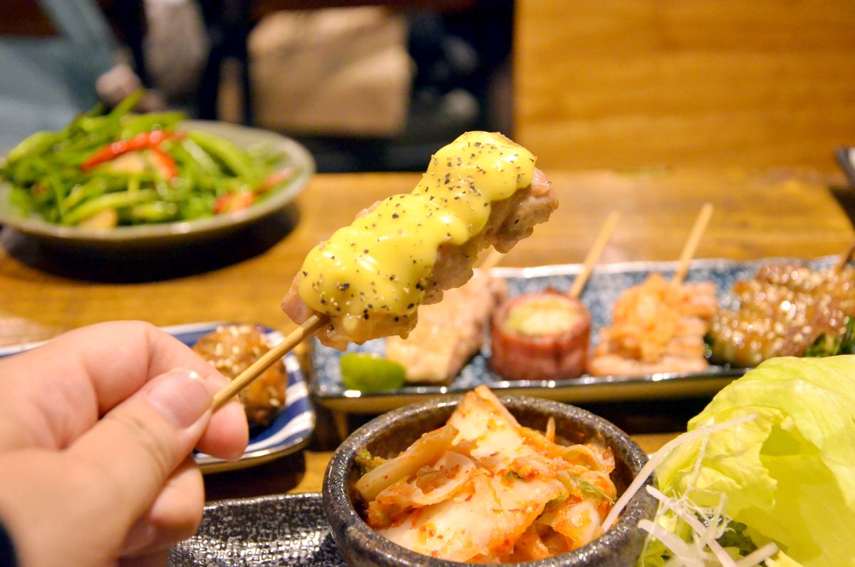 市府站串燒居酒屋。激安の食事酒場,多款串燒口感豐富不膩口,598元啤酒清酒喝到飽超划算,下班聚餐好選擇 - 第22張圖