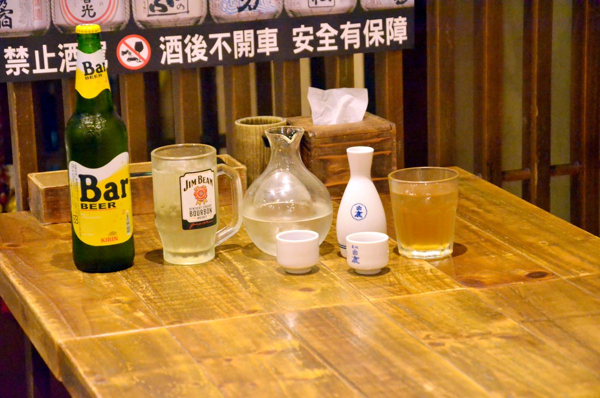 市府站串燒居酒屋。激安の食事酒場,多款串燒口感豐富不膩口,598元啤酒清酒喝到飽超划算,下班聚餐好選擇 - 第7張圖