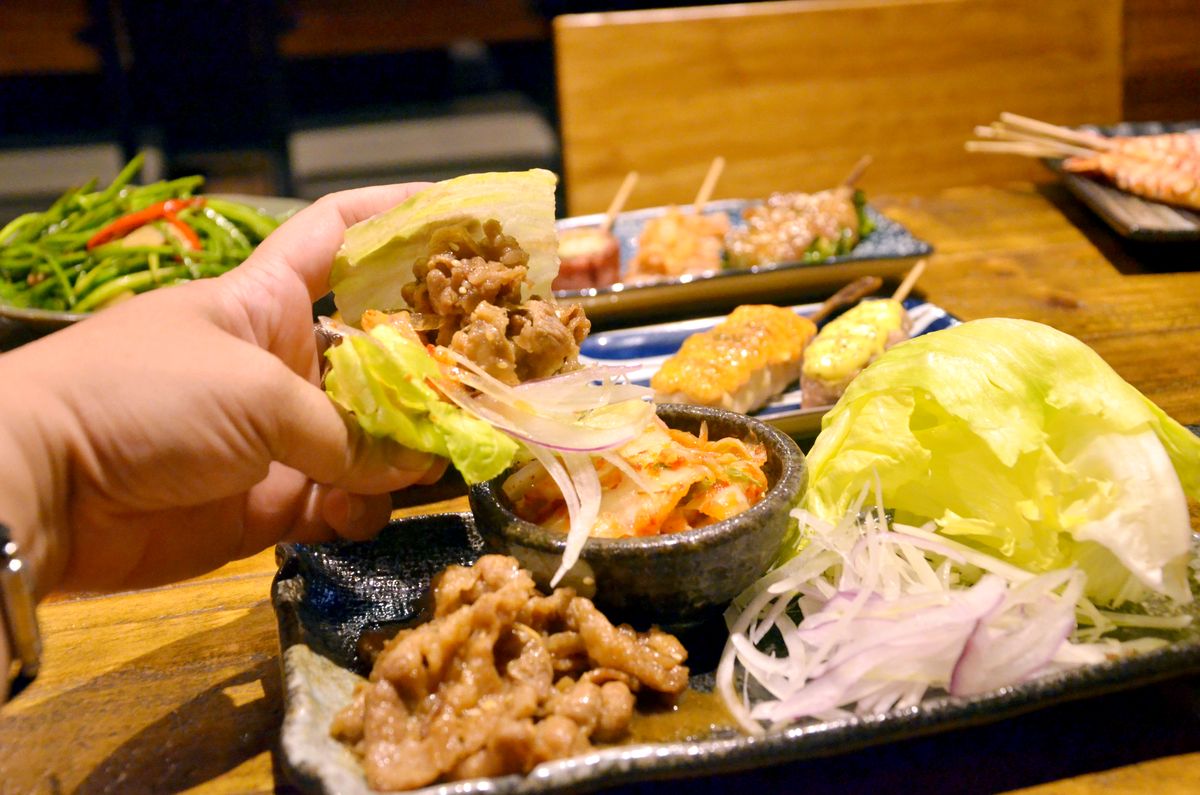 市府站串燒居酒屋。激安の食事酒場,多款串燒口感豐富不膩口,598元啤酒清酒喝到飽超划算,下班聚餐好選擇 - 第15張圖