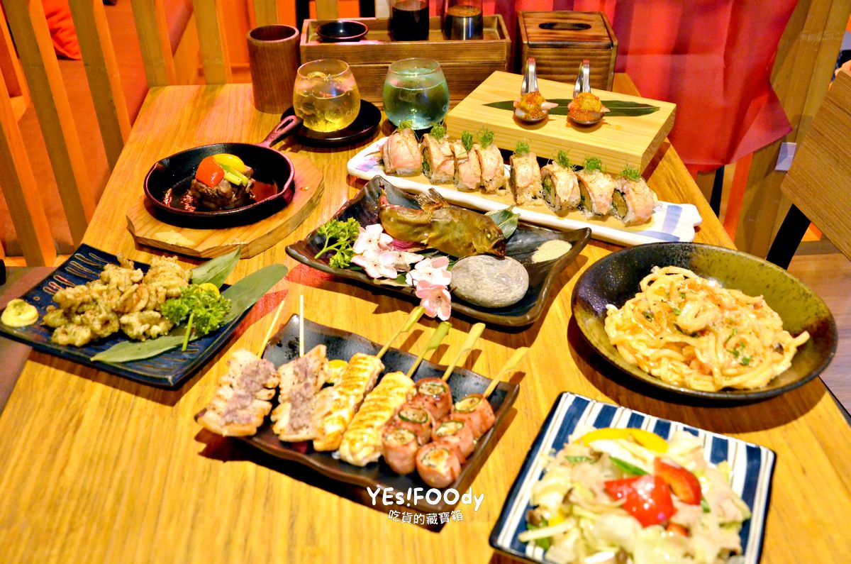 台北東區居酒屋推薦 玖酒井食事町 598元暢飲 干貝大麥克奢華必點 氛圍感滿分的聚餐好去處