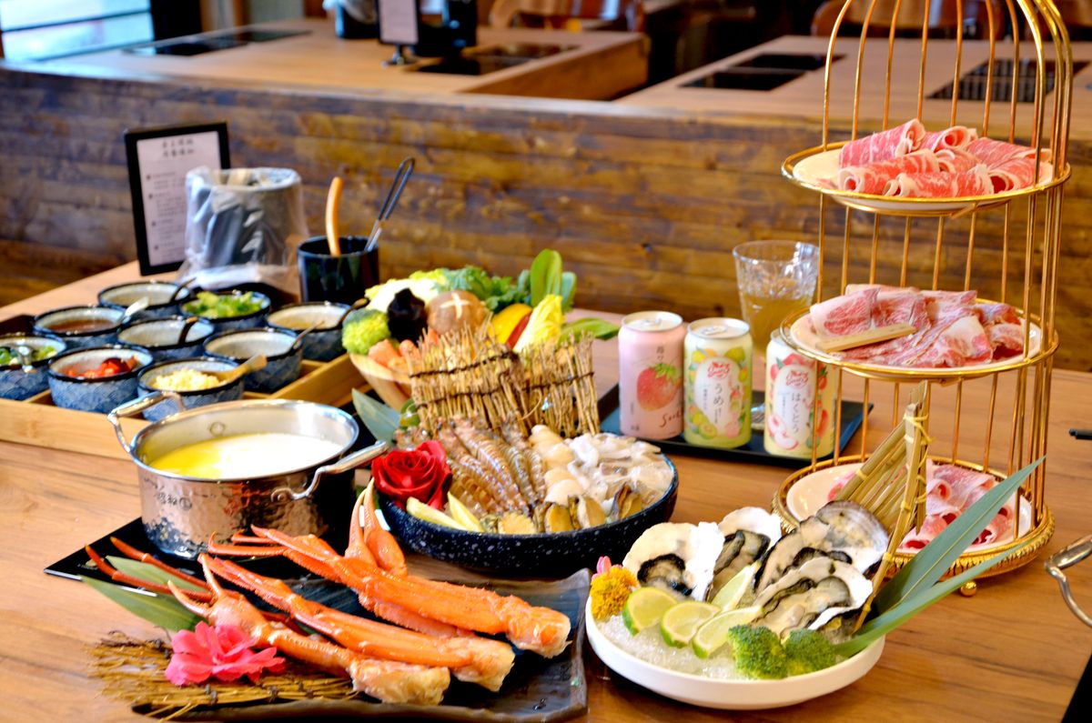 鶯歌美食推薦 吾王開鍋鶯歌旗艦店 日本 A5 和牛生蠔肉與松葉蟹腳的吃到飽盛宴 - 第1張圖 鶯歌美食推薦 吾王開鍋鶯歌旗艦店 日本 A5 和牛生蠔肉與松葉蟹腳的吃到飽盛宴