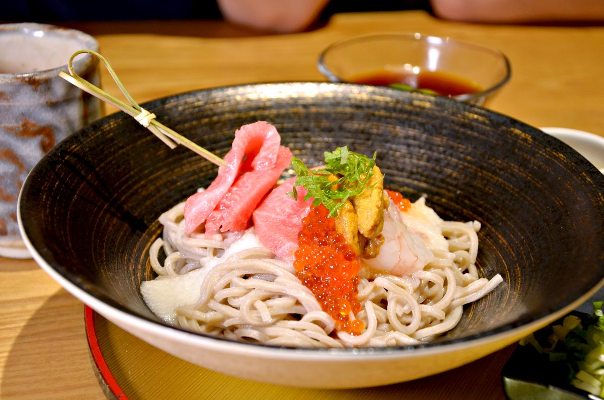 日本橋海鮮丼 辻半夏季限定 極上黑鮪魚海鮮蕎麥麵 海鮮丼老店不做丼飯？顛覆想像的夏日清爽新選擇