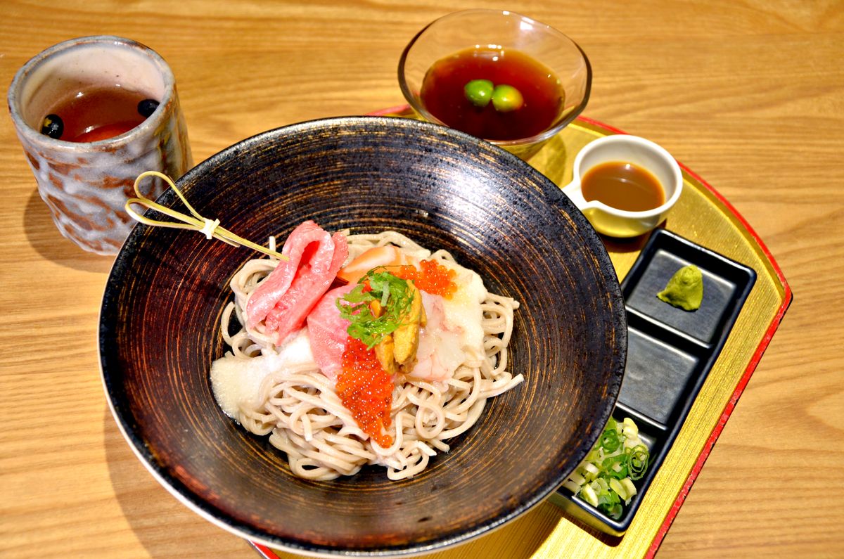 日本橋海鮮丼 辻半夏季限定 極上黑鮪魚海鮮蕎麥麵 海鮮丼老店不做丼飯？顛覆想像的夏日清爽新選擇