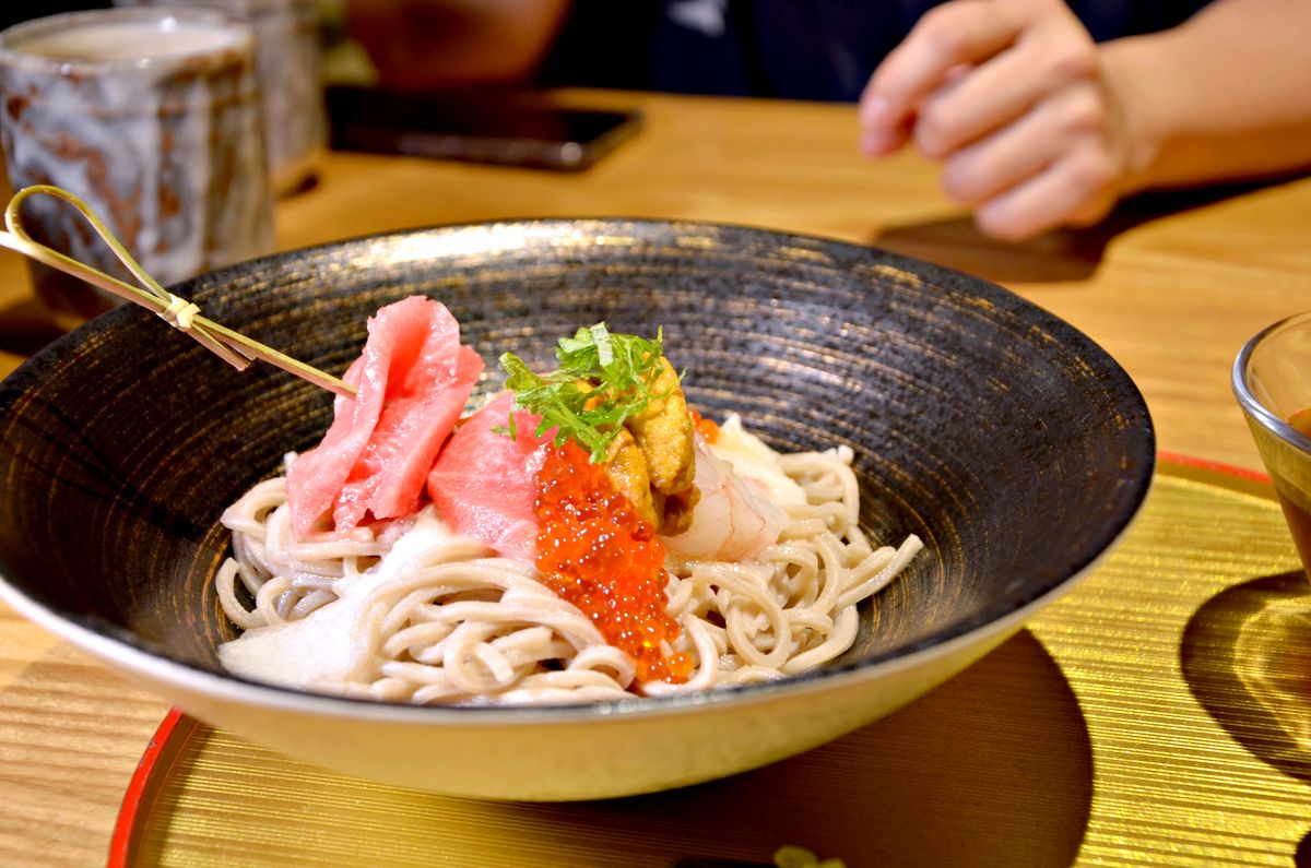 日本橋海鮮丼 辻半夏季限定 極上黑鮪魚海鮮蕎麥麵 海鮮丼老店不做丼飯？顛覆想像的夏日清爽新選擇