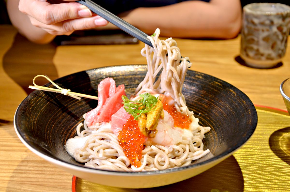 日本橋海鮮丼 辻半夏季限定 極上黑鮪魚海鮮蕎麥麵 海鮮丼老店不做丼飯？顛覆想像的夏日清爽新選擇