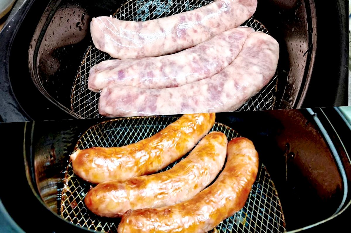 橫須賀調理所 肉本味巨人手工香腸 比一般大兩倍的爆汁黑豬肉香腸 氣炸 15 分鐘輕鬆搞定吃好料 - 第7張圖 橫須賀調理所 肉本味巨人手工香腸 比一般大兩倍的爆汁黑豬肉香腸 氣炸 15 分鐘輕鬆搞定吃好料