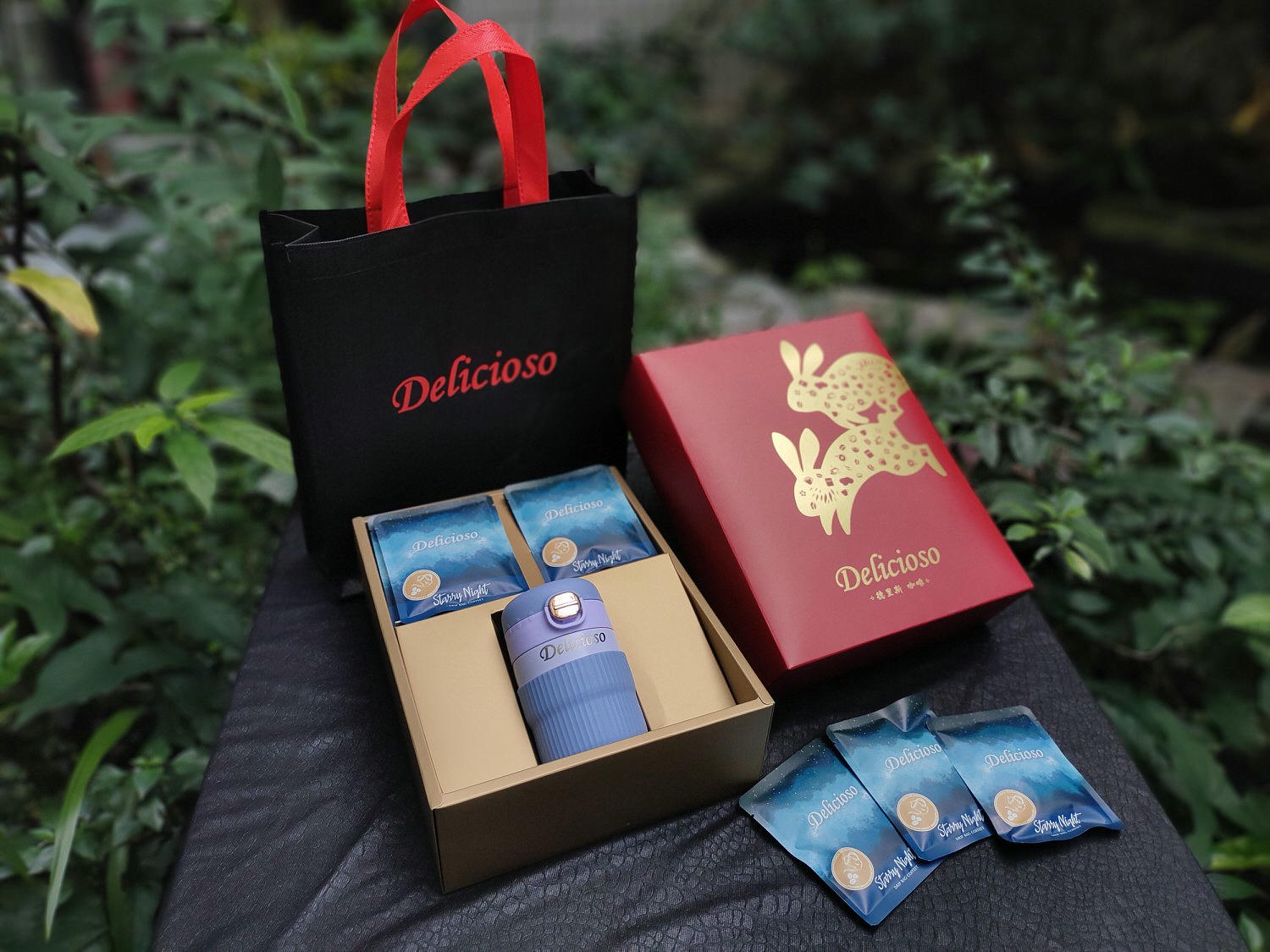 吃貨開箱。德里斯咖啡禮盒Delicioso || 金兔來富啡嚐暖心,年節最溫暖的禮物 - 第1張圖