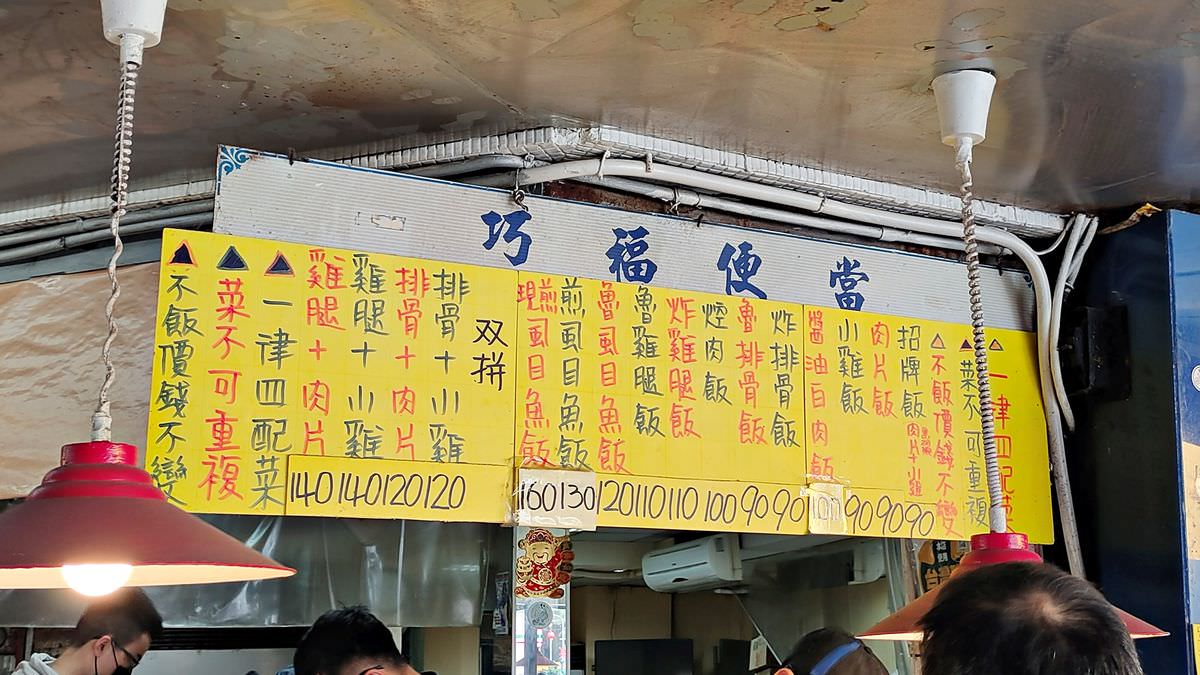 台北市中正區。巧福便當 || 超人氣的小雞飯,你吃過沒?每到用餐時間就排成人龍,供應吃貨們18款平價又美味便當。 - 第11張圖