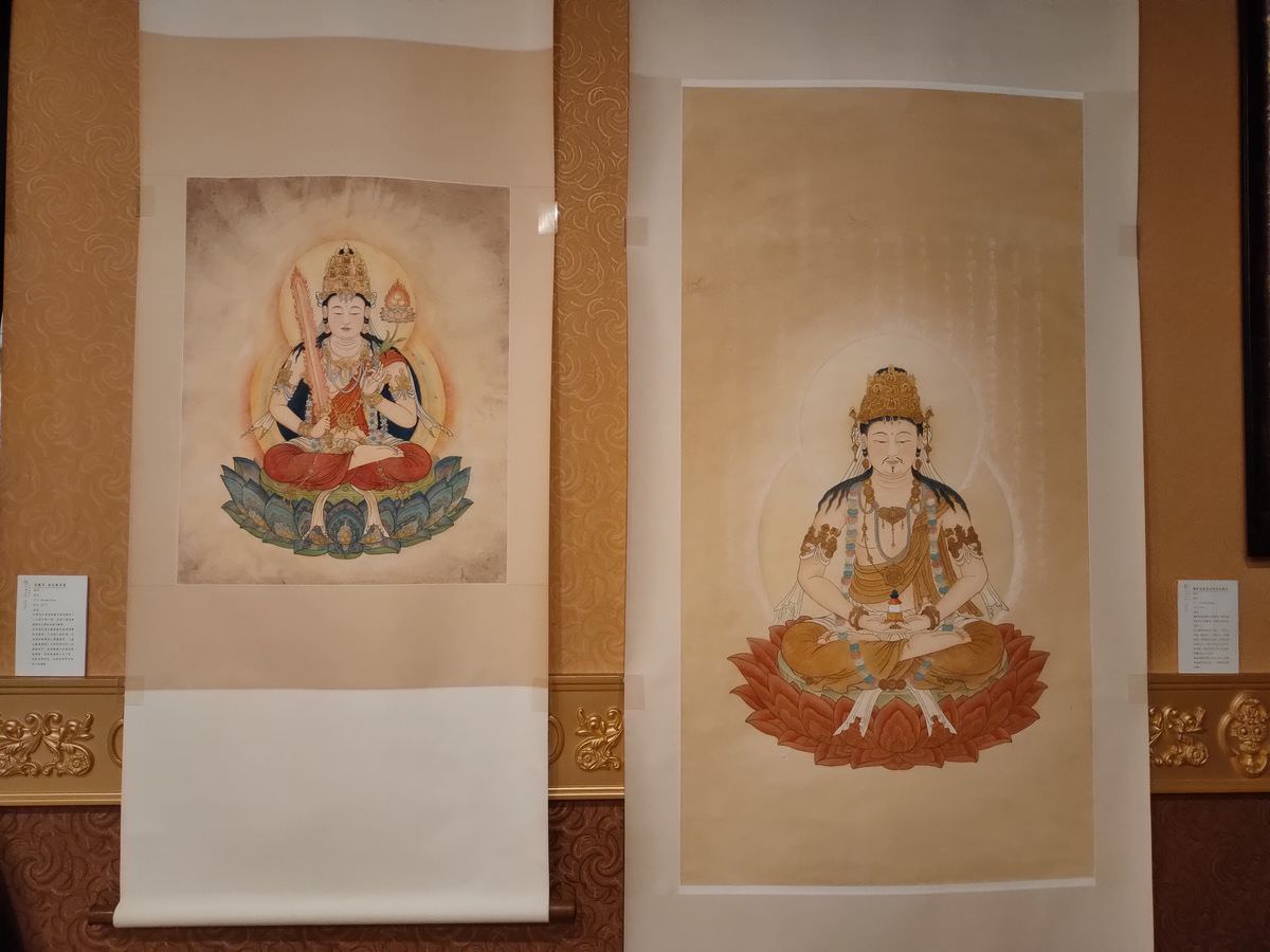 看展趣。無言藏工筆佛畫-前行小畫展 - 第4張圖