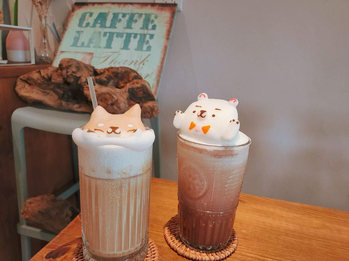 桃園中壢。理性&感性cafe || 3D立體拉花咖啡讓你喝下一整杯的可愛!! - 第13張圖