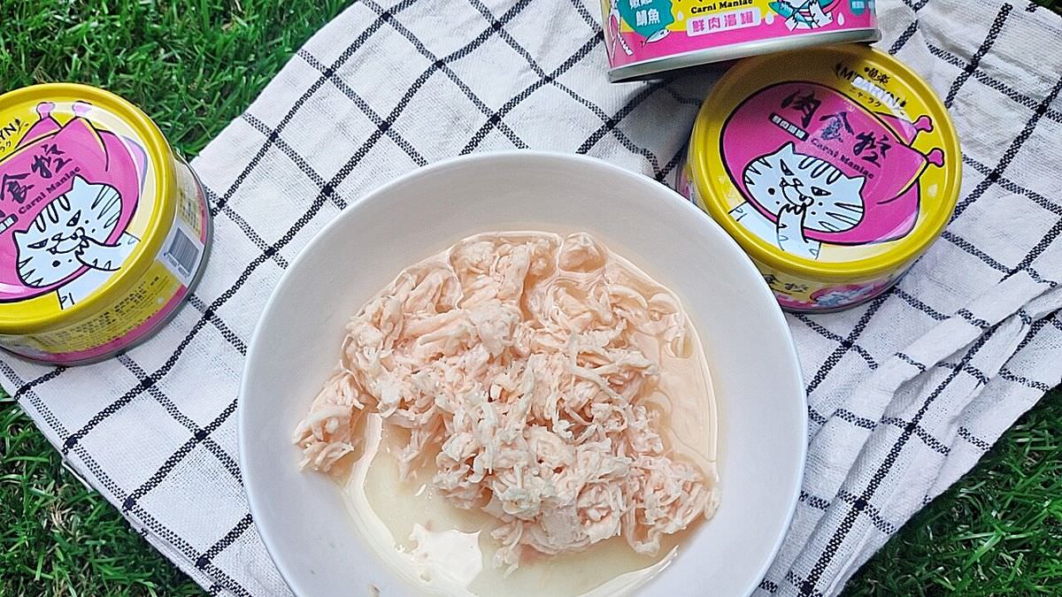 寵物開箱。喵樂肉食控 || 98%鮮肉含量與雞高湯,優質動物蛋白滿點,讓貓主子開心大口爽吃的超高含肉量貓罐開箱 - 第11張圖