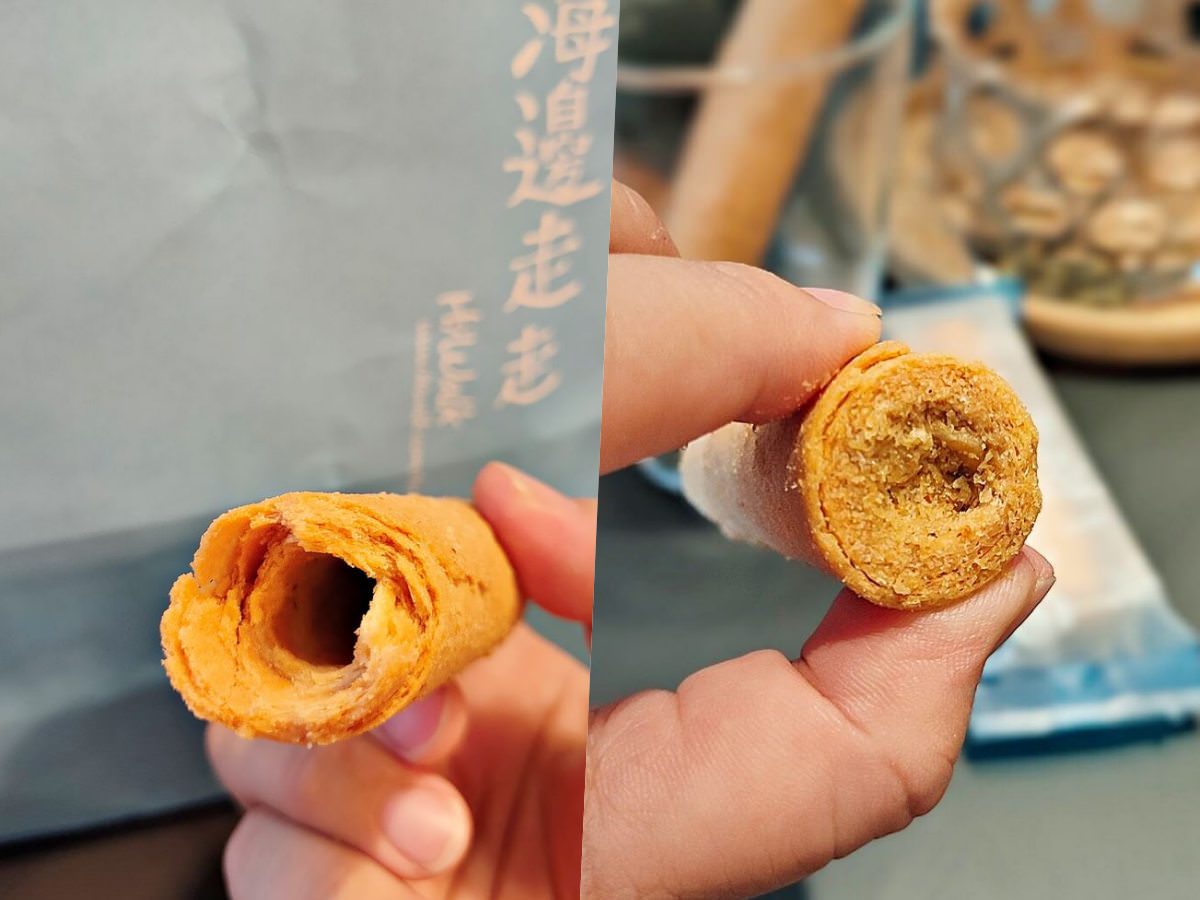 吃貨開箱。茶香鬆愛餡蛋捲 || 貴妃烏龍香鬆與五層厚實手工蛋捲的療癒口感,NO MEATING一植肉 X 海邊走走為吃貨們打造的大人感蔬食點心 - 第7張圖