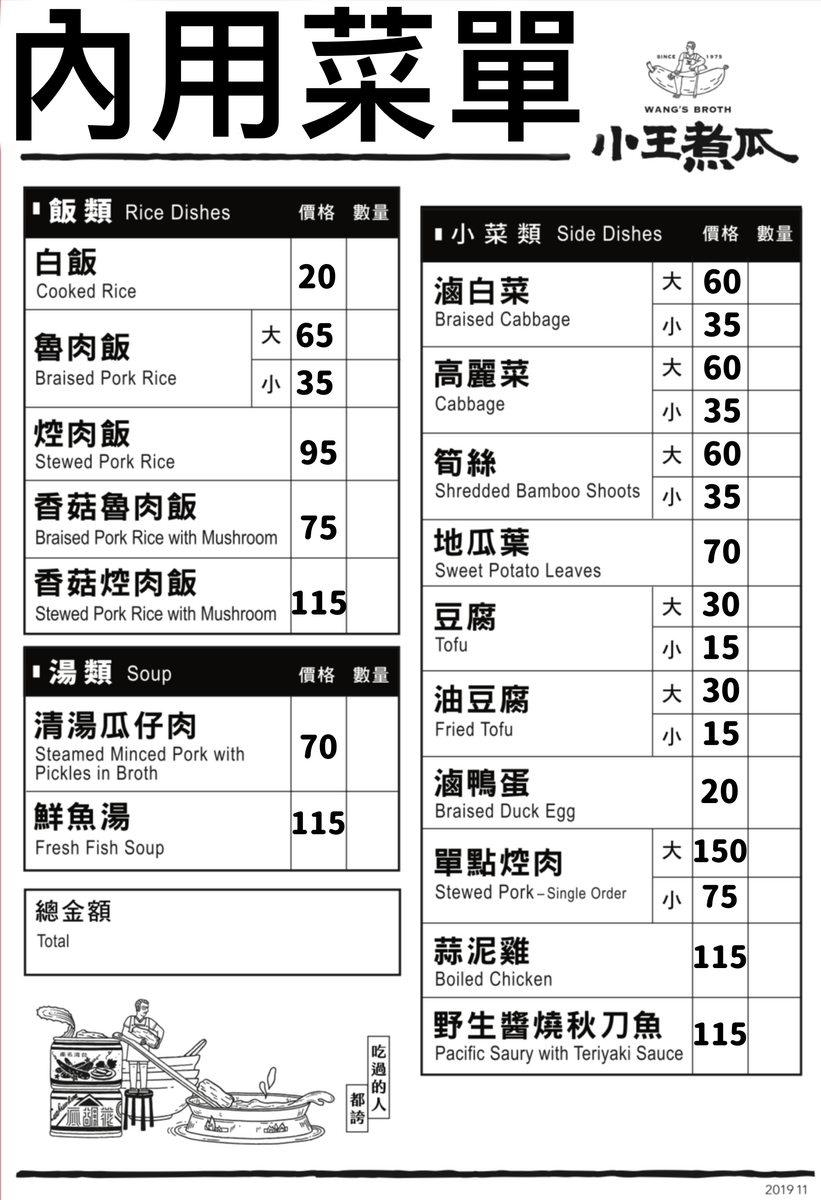 台北市萬華區。小王煮瓜 || 必吃鹹香黑金滷肉飯與清湯瓜仔肉。米其林必比登推薦超熱門台灣小吃 - 第17張圖