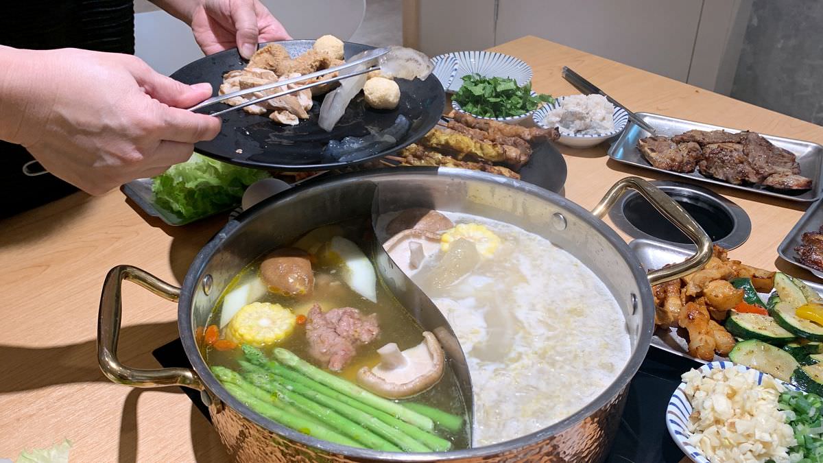 桃園市桃園區。呀屋火鍋.烤串 || 一站滿足的平價吃到飽,左手吃火鍋、右手吃串燒,還有啤酒喝到飽!! 桃園火鍋吃到飽這間你吃過沒? - 第6張圖