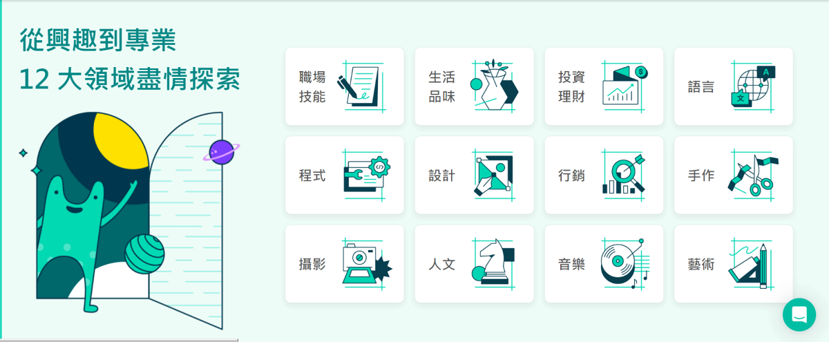 趣學習。Hahow 好學校 || 隨時隨地線上學習,全站 1000+ 堂課程為工作技能、生活嗜好充電加分 - 第1張圖